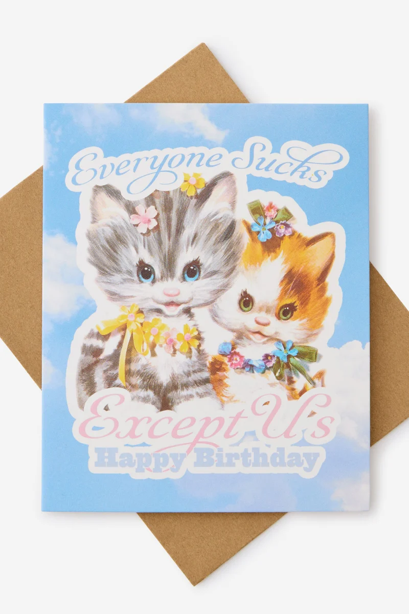 Typo Nice Birthday Card 2.0